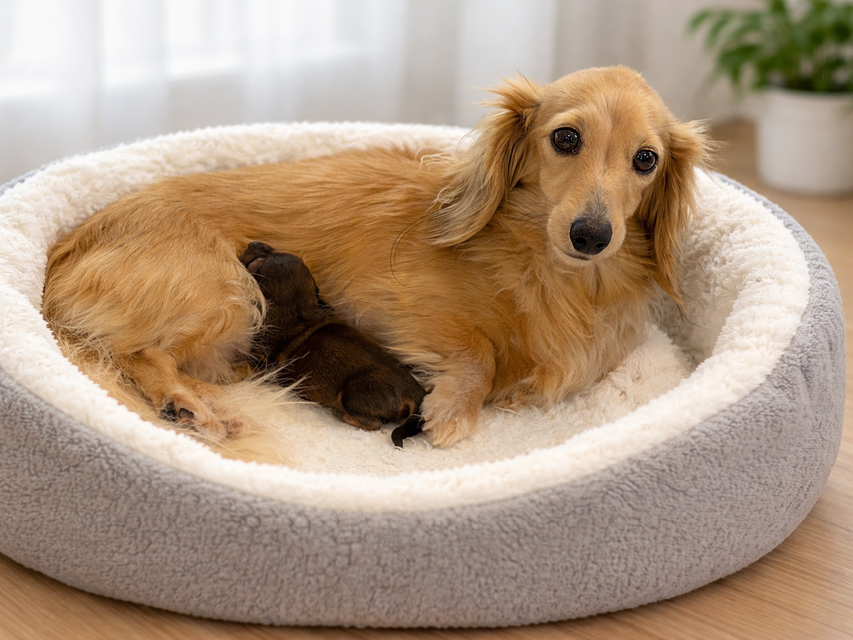 カニンヘン ダックスフンド マウ 3月22日 子犬の出産