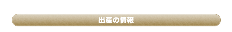出産の情報 出産の情報